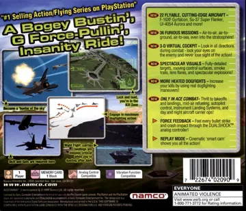 Ace Combat 3 - Electrosphere (EU) box cover back